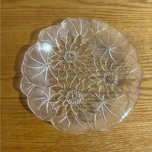 Vintage Antique Indiana Lily Pons 1930s Plate Serving Tray Platter